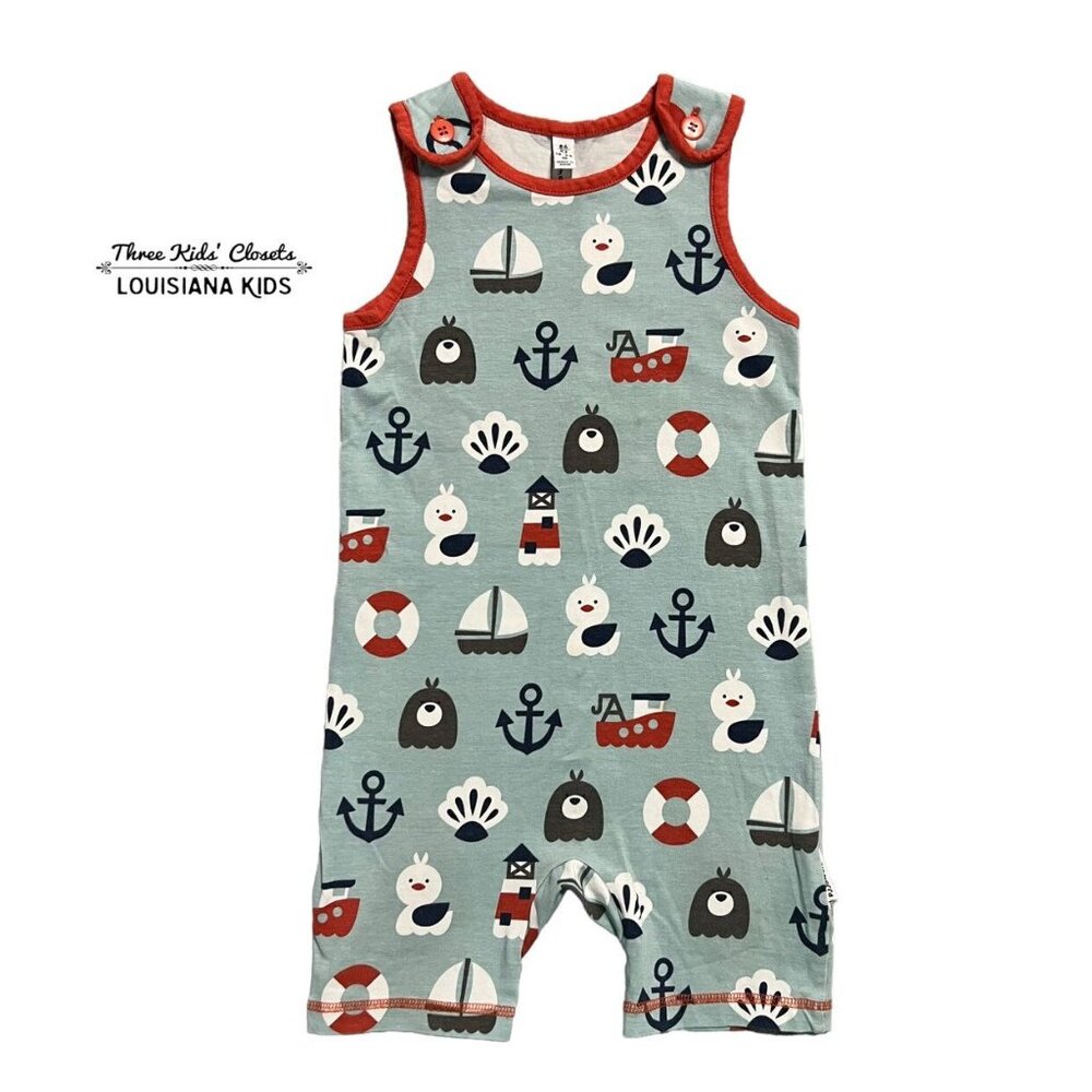 Maxomorra 18-24m Nautical Playsuit Romper